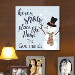 Snow Place Like Home Canvas